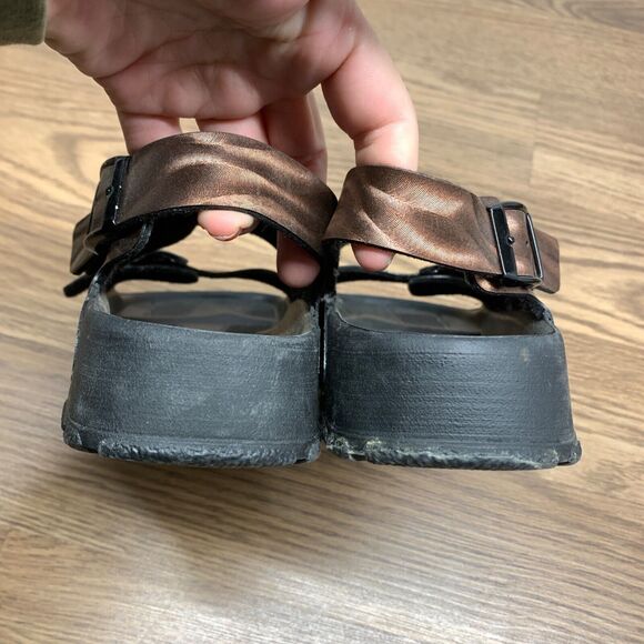 Birkenstock Birki's Haiti Copper Slingback Milano Sandals Slide Size 38 Womens 7 - Picture 5 of 12